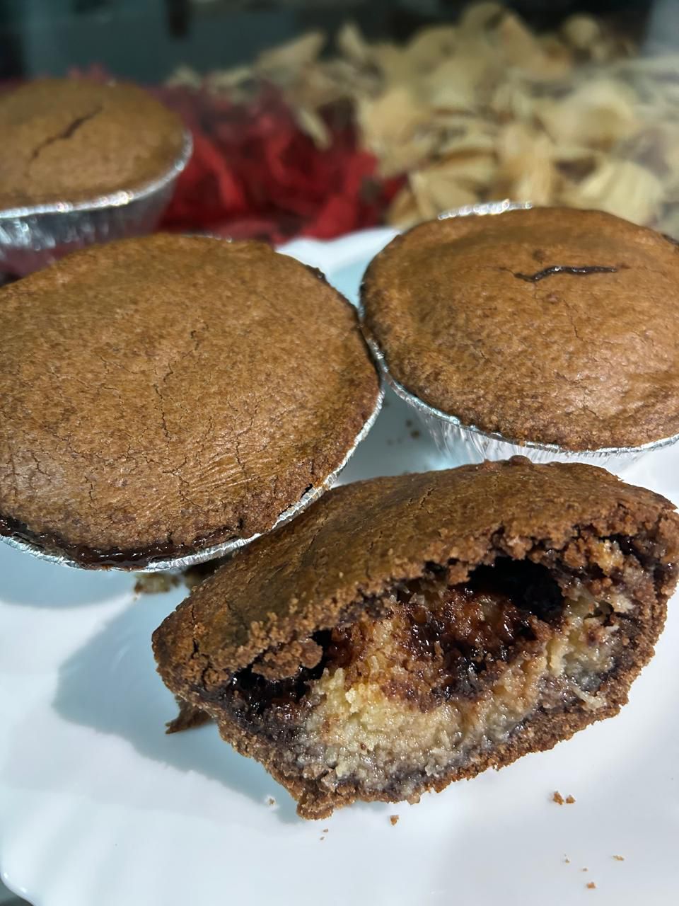 Empadinha doce de chocolate com prestígio